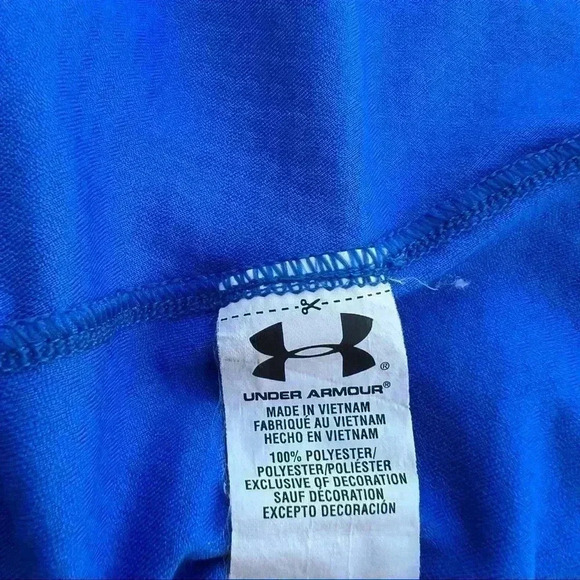 Under Armour Womens Blue Semi Fitted Pullover Size Medium - Picture 9 of 9
